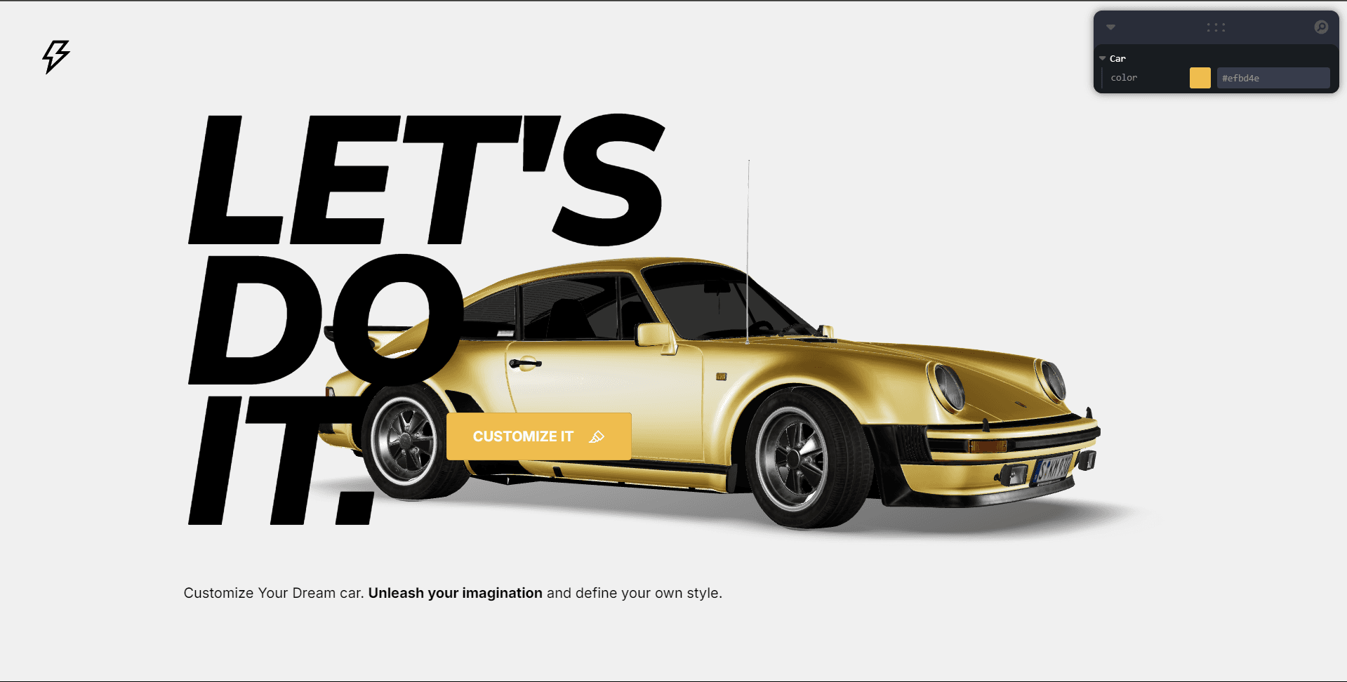 3D Car Configurator